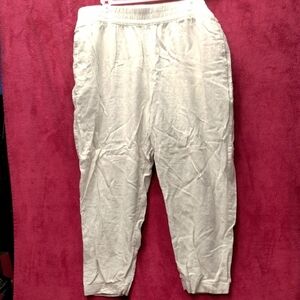 Old Navy Women's Light Gray Wide Leg Pants